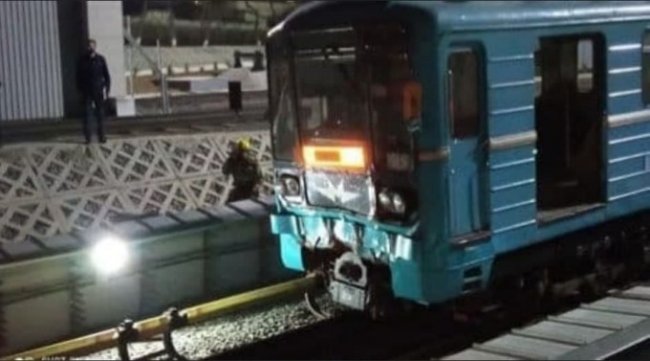 Видео: Тошкент метросида иккита поезднинг тўқнашиб кетганига изоҳ берилди