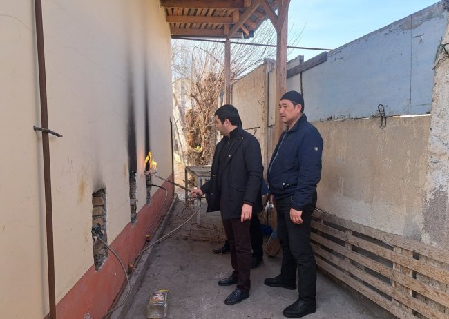 В десяти школах Наманганской области для отопления используют самодельные газовые горелки