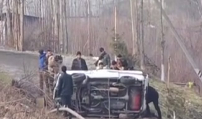 В Андижанской области произошло серьёзное ДТП, есть пострадавший