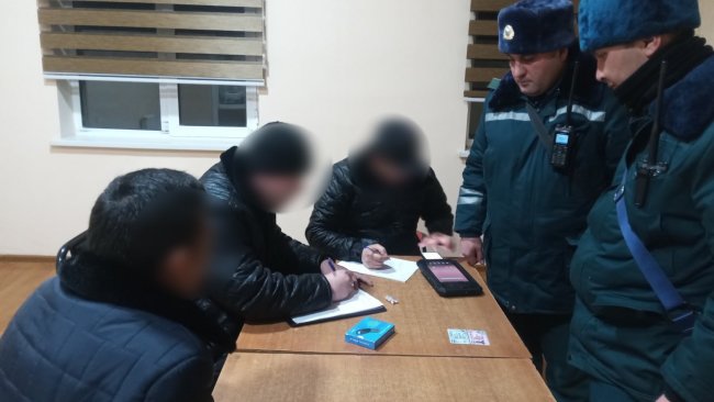 В Навои сотрудники ДПС, при помощи собаки, выявили психотропные препараты в автомобиле гражданина