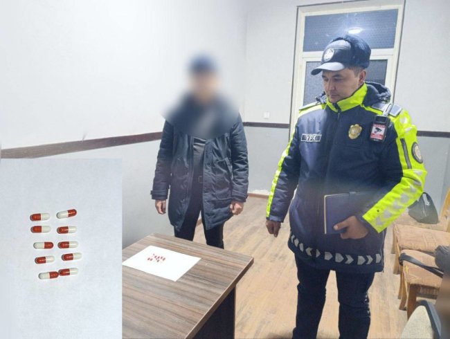 В Бекабаде у подозрительного гражданина выявили сильнодействующие препараты