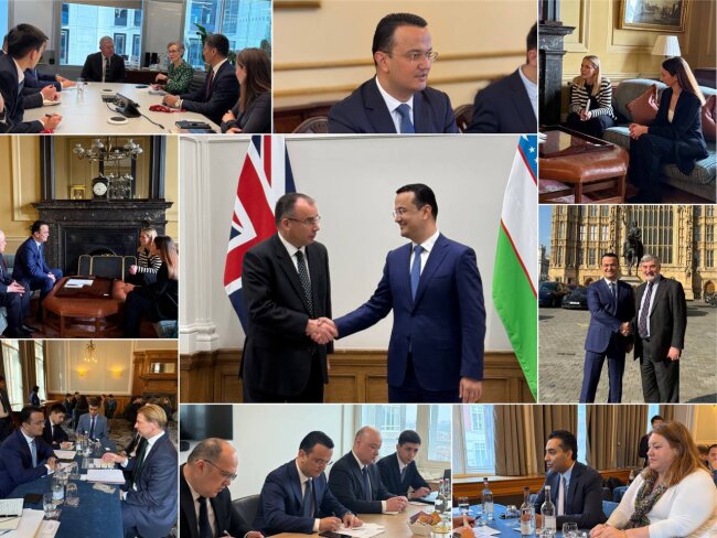 Делегация Узбекистана посетила Лондон