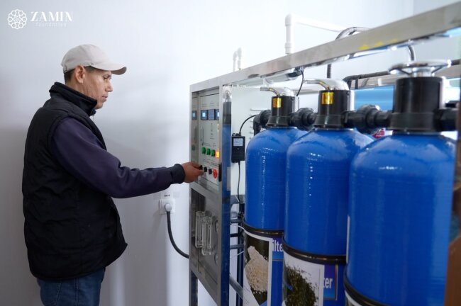 Международный общественный фонд Zamin реализовывает проект «Чистая питьевая вода» в Каракалпакстане