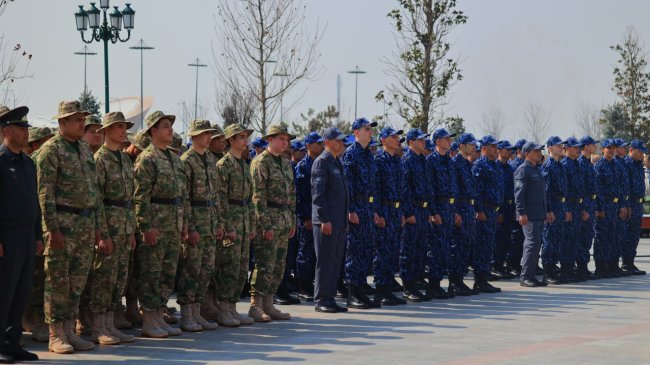 В парке Новый Узбекистан состоялся торжественный смотр призывников города Ташкента и Ташкентской области