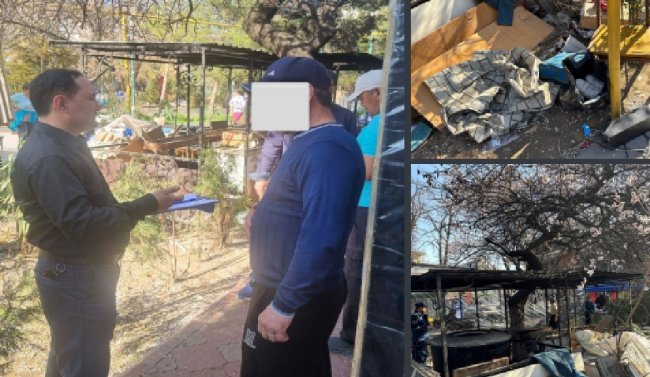 В Чиланзарском районе мужчина превратил свою маленькую пекарню в свалку