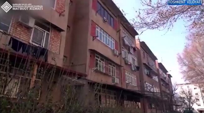 В Зангиатинском районе жители многоэтажки повредили несущую конструкцию дома