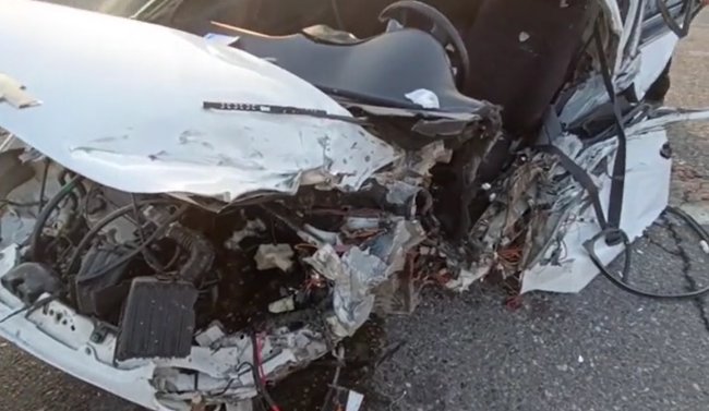 В Джизаке водитель автомобиля Matiz уснул за рулём и погиб в ДТП