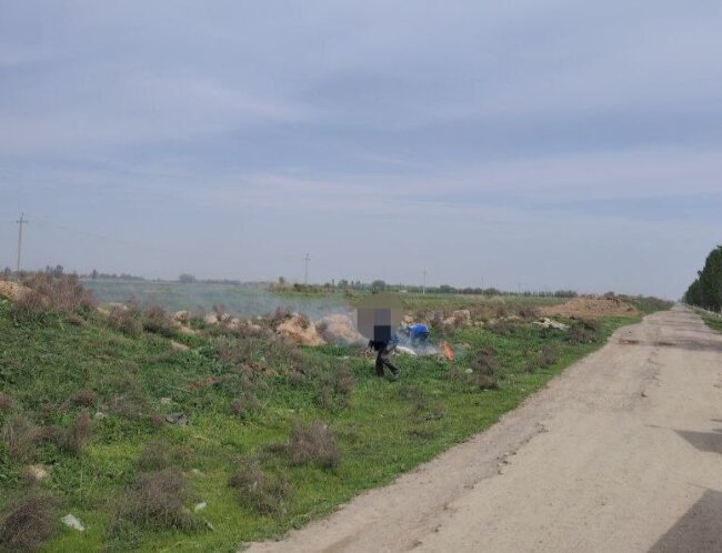 В Сырдарье мужчина сжигал мусор и теперь получит крупный штраф