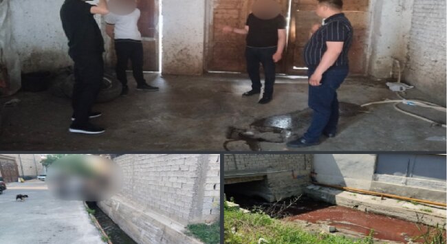 Названа причина багровой воды в канале Самарканда