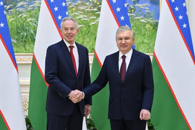 Шавкат Мирзиёев встретился в Ташкенте с Тони Блэром