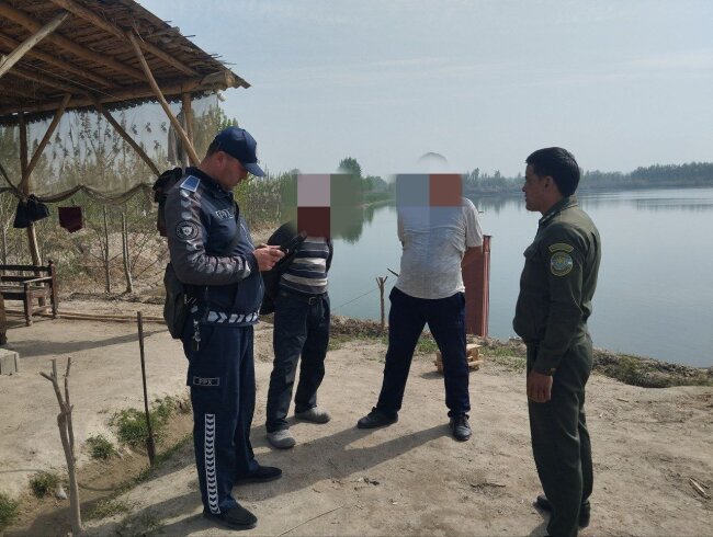 В Ферганской области наказали пятерых граждан за выброс твёрдых отходов в неположенном месте