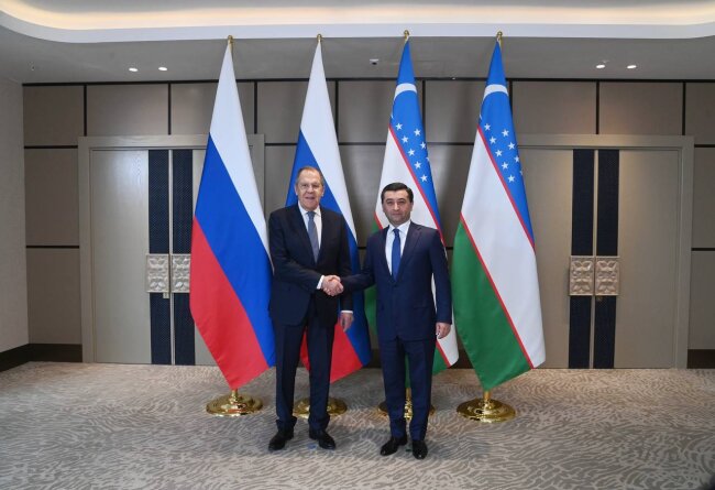 В Самарканде прошла встреча Сергея Лаврова и Бахтиёра Саидова