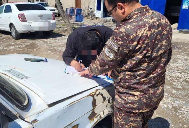 В Шахрисабзе мужчина привлечён к ответственности за выброс мусора в неположенном месте