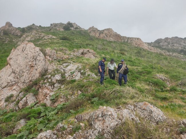 Туристка потерялась в горах Малого Чимгана