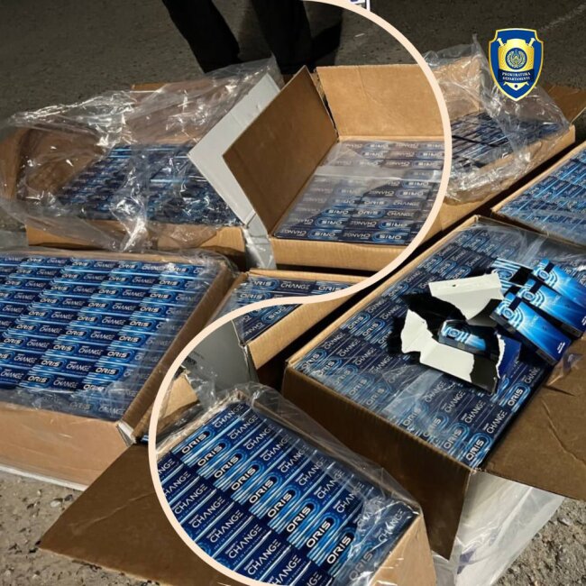 В Фергане пресечена торговля контрабандными сигаретами