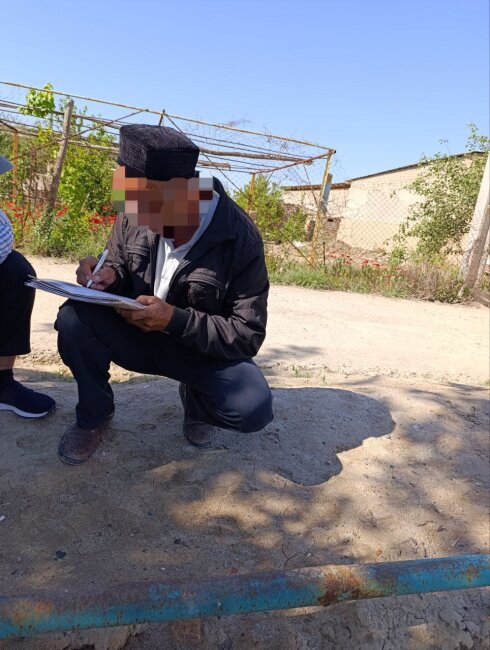 В Кашкадарье пенсионер сжигал мусор и был оштрафован