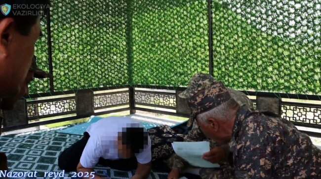 Наказаны 8 граждан, которые незаконно проникли на территорию заповедника Сурхан