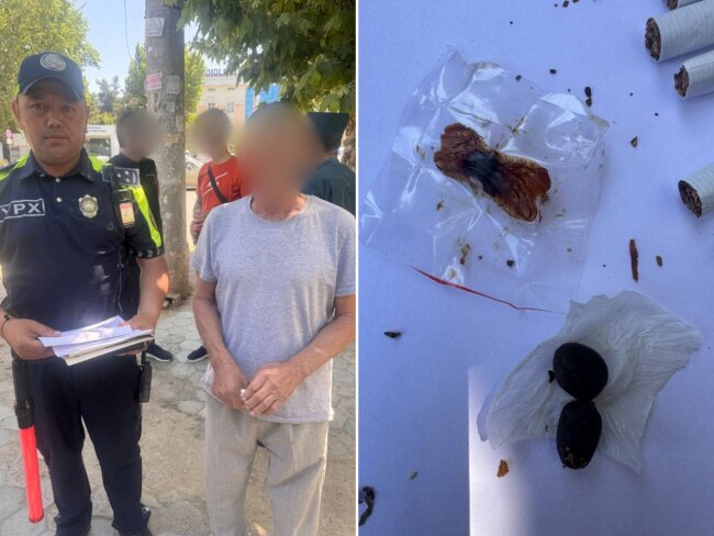 В Ташкенте задержан пенсионер, который ходил по улице с наркотиками