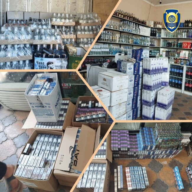 Из магазина в Пайрыкском районе изъяли крупную партию контрафактного алкоголя и контрабандных сигарет