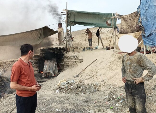 В Наманганской области граждане готовили еду, сжигая различный мусор