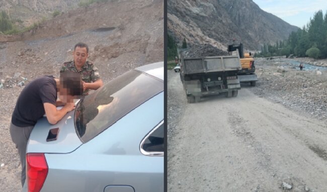 Житель Ферганской области заплатит крупный штраф за незаконные раскопки