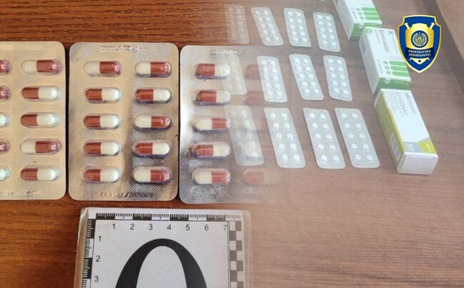 В Бектемирском районе у пассажира автомобиля «Spark» выявили партию психотропных препаратов