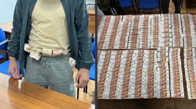 В Ташкентской области мужчина спрятал в штаны от таможни более 2-х млн российских рублей