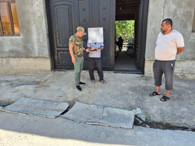 В Зангиатинском районе проходят рейды по выявлению сброса сточных вод на улицу