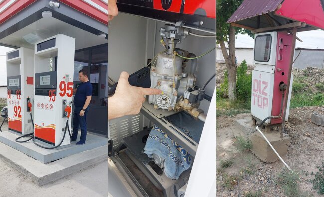На АЗС в Бухарской области наложили сразу два штрафа