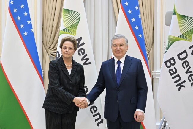 Шавкат Мирзиёев встретился с президентом Нового банка развития БРИКС
