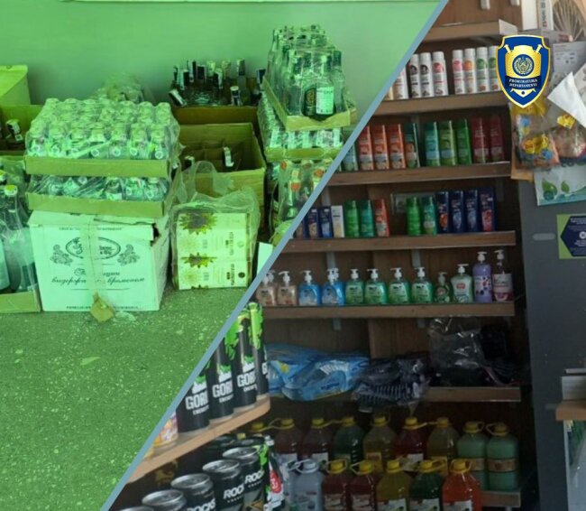 В Андижанской области в обычных магазинах продавали контрафактный алкоголь