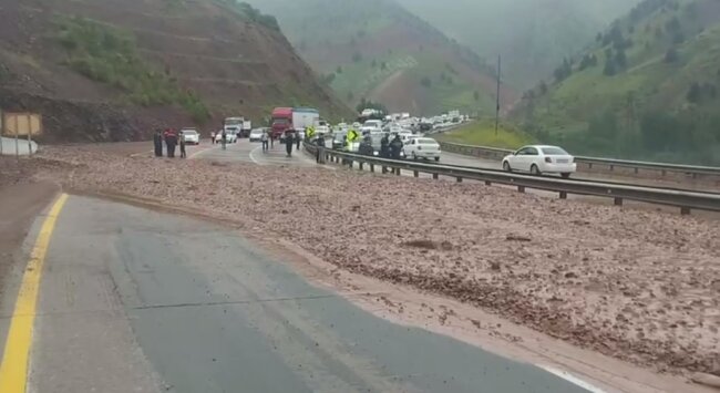 На перевале «Камчик» сошёл сель