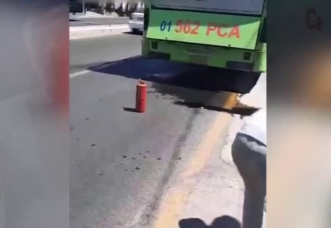 В пресс-службе Тошшахартрансхизмат опровергли возгорание автобуса в Ташкенте