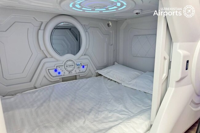 Названы цены на размещение в капсульном отеле международного аэропорта Ташкента