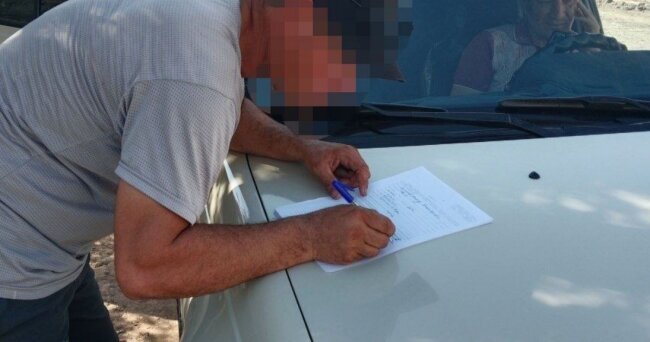 Житель Кашкадарьи оштрафован за сжигание мусора