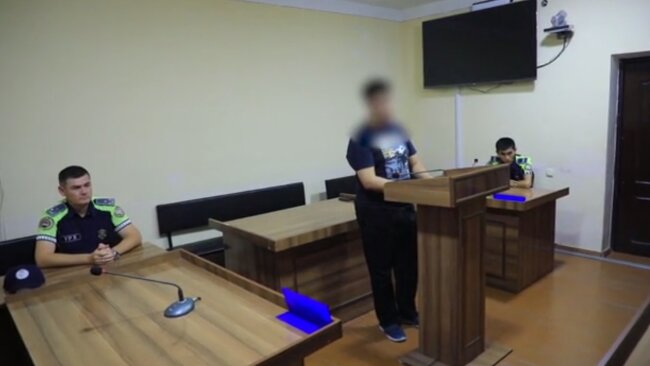 В Джизаке участника свадебного дорожного беспредела лишили водительского удостоверения