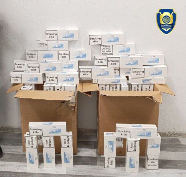 В Намангане изъяли из незаконного оборота тысячу упаковок контрабандных сигарет