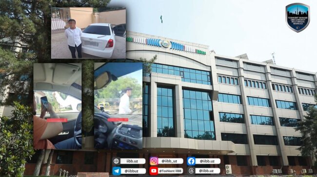 В Ташкенте привлекли к ответственности мужчину, который напал с ножом на семью в автомобиле