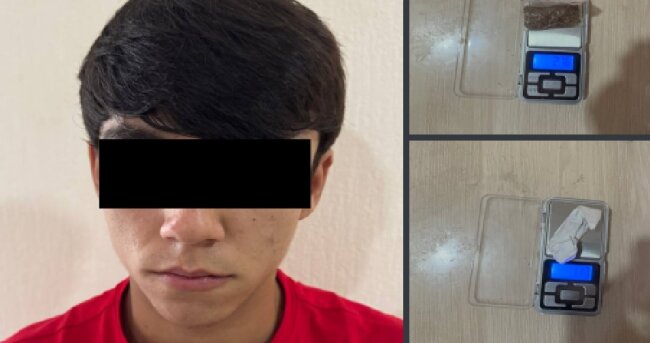 19-летний пассажир автомобиля «Nexia» хранил марихуану