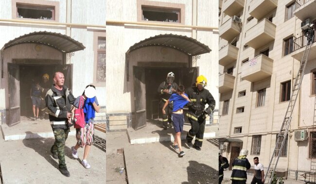 В Бухаре загорелась электропроводка многоквартирного дома, жителей эвакуировали