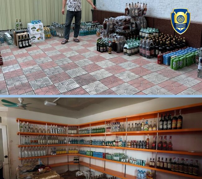 В Андижанской области торговали алкоголем с поддельными акцизными марками