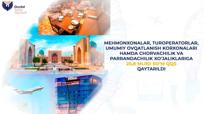 За 2025 год некоторые организации Узбекистана получили возврат НДС почти на 26 млрд сумов