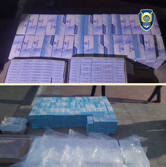 Ранее осужденные лица осуществили контрабанду сигарет и были задержаны в Фергане