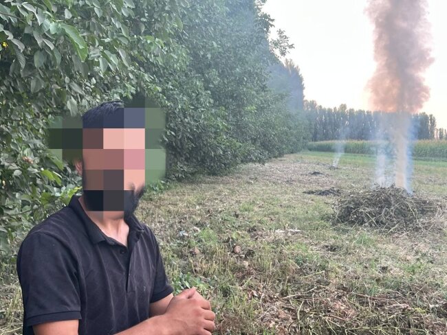 В Ферганской области мужчину наказали за поджог сухих остатков растений в поле