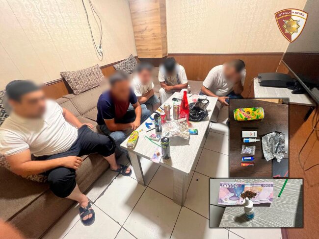 В Андижане на пятерых граждан, употреблявших наркотики в компьютерном клубе, завели уголовное дело