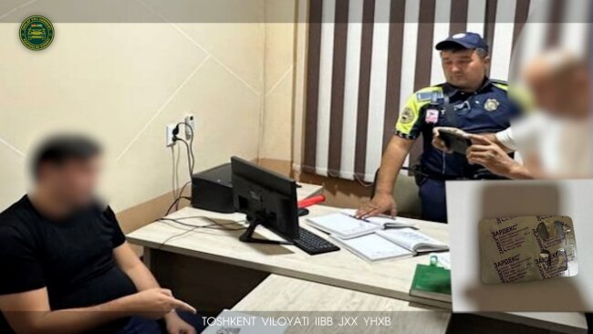 В Ахангаране сотрудники ДПС выявили психотропные препараты у водителя автомобиля «Equinox»