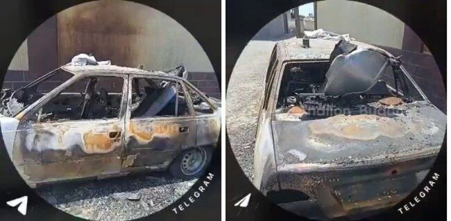 В Андижане бывший зять сжёг автомобиль тестя