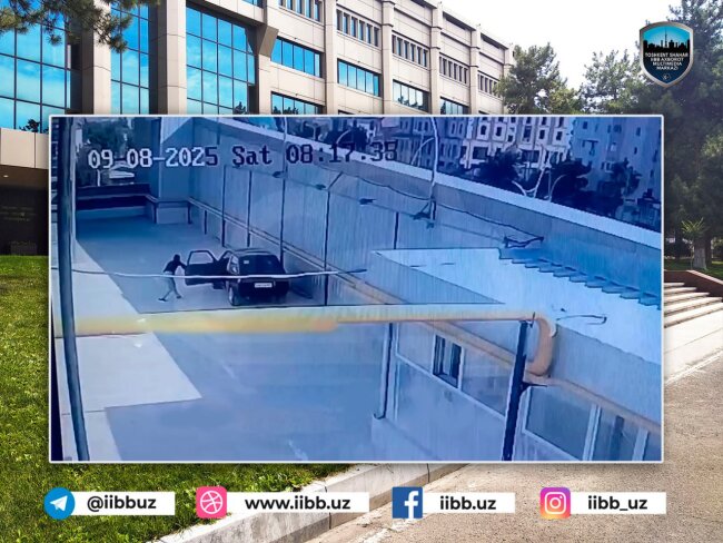 В Бектемирском районе пьяный мужчина разбил автомобиль своего знакомого, спрыгнув на него с высоты