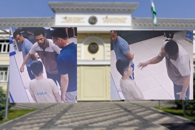 В одной из аптек Андижана мужчина ударил беззащитного мальчика