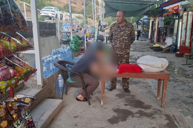 На территории Зааминского национального природного парка мужчина незаконно обрезал кроны деревьев